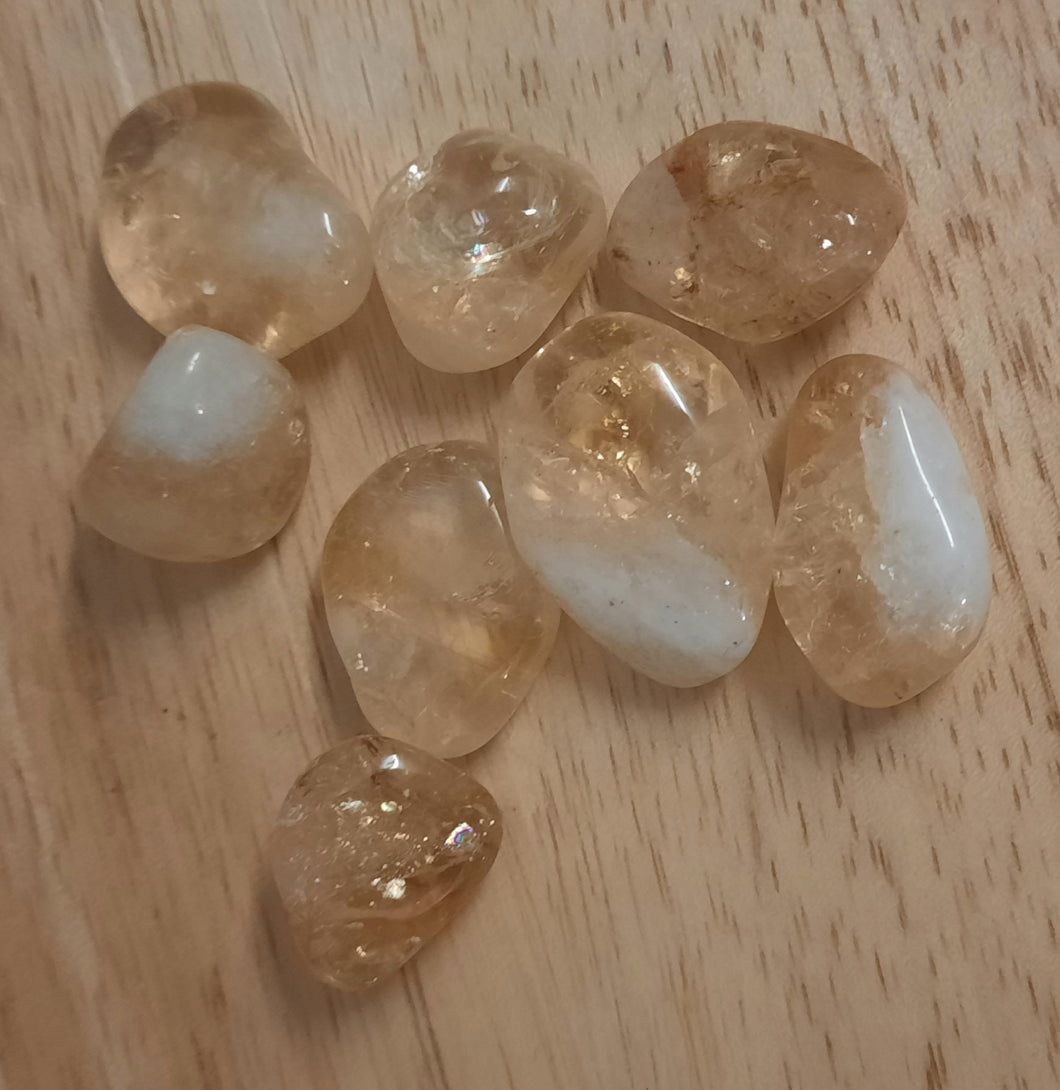 Citrine polished tumblestones crystals