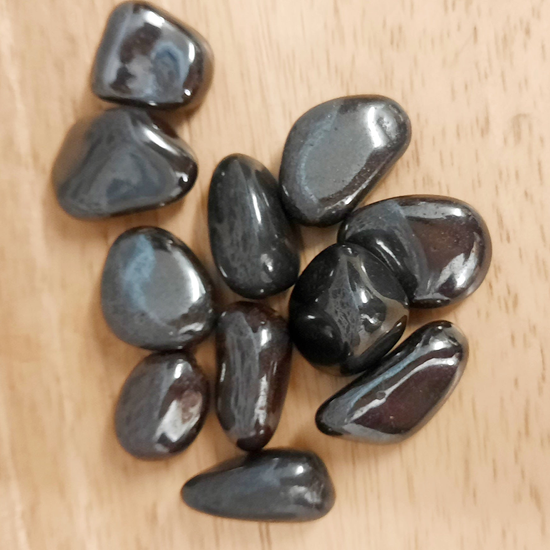 Hematite polished tumblestones crystals