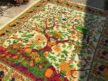 Load image into Gallery viewer, Tree of life Indian tapestry , hippy throw