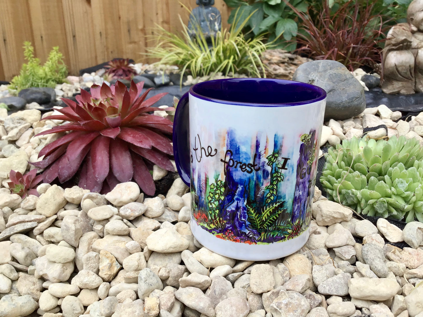 Into the forest mug