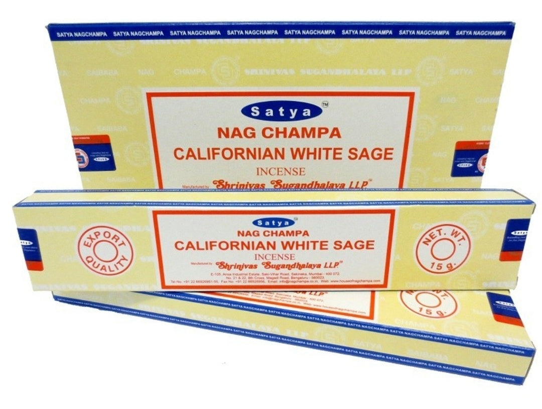 Satya incense pack 15g ( various varieties available)