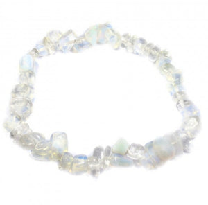 Opalite gemchip bracelet. Crystals, crown chakra gift