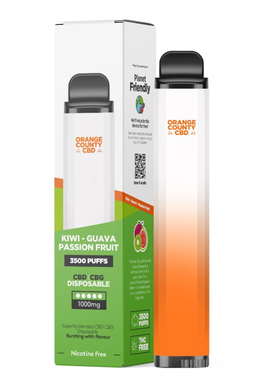 Kiwi - Guava & Passion Fruit 3500 Puff - CBD/CBG (1000mg)
1 review
£18.00
Flavour: Kiwi - Guava & Passion Fruit
CBD: 600mg
Puffs: 3500
CBG: 400mg