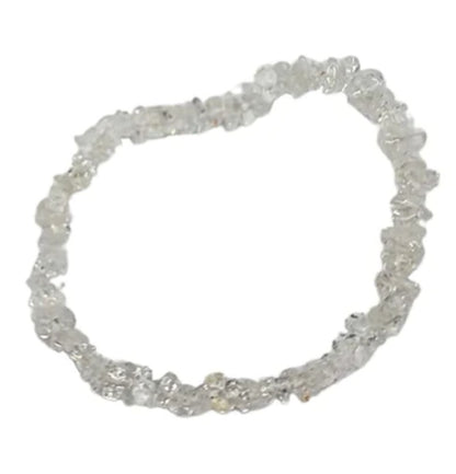 clear quartz gemchip crystal bracelet jewellery