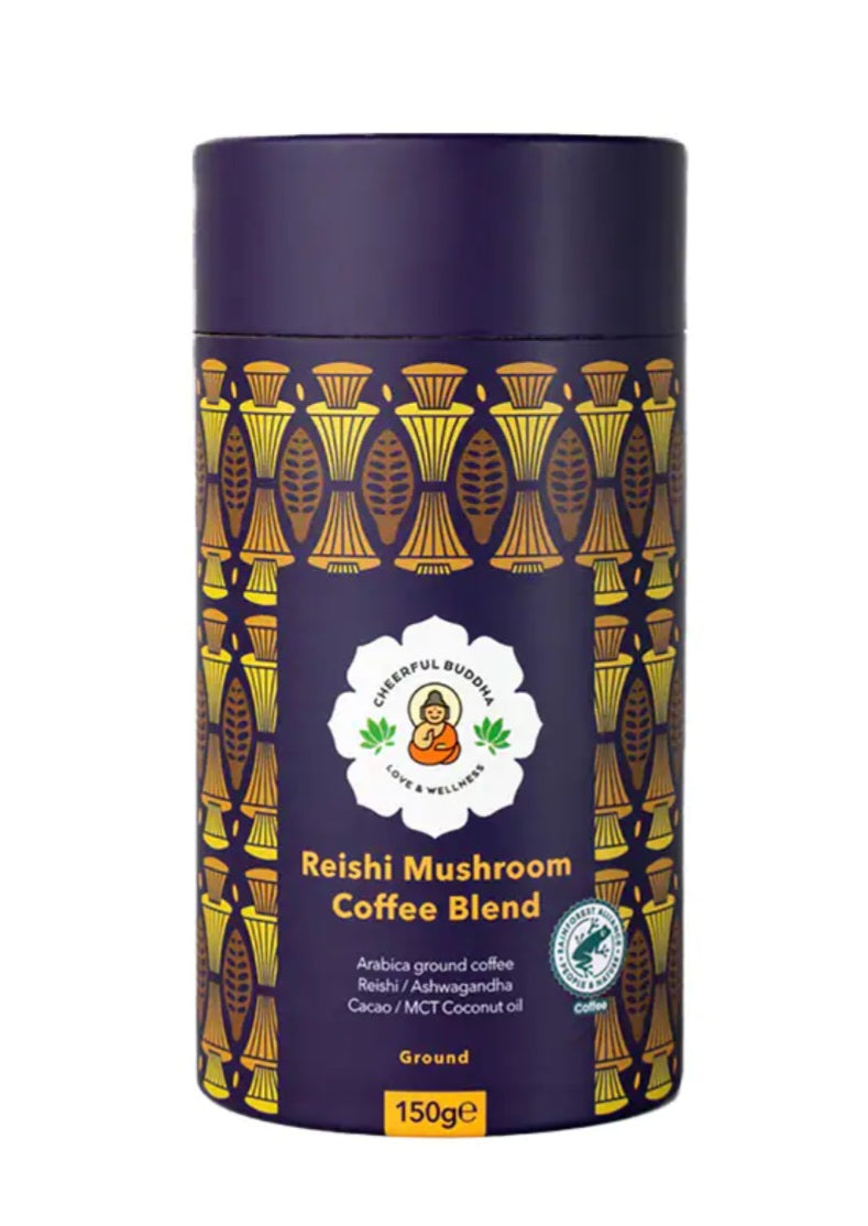 Reishi mushroom coffee blend cheerful buddha
