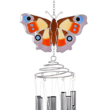 Load image into Gallery viewer, Peacock butterfly wind chime