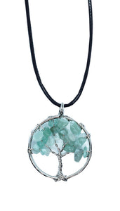 green aventurine tree of life necklace