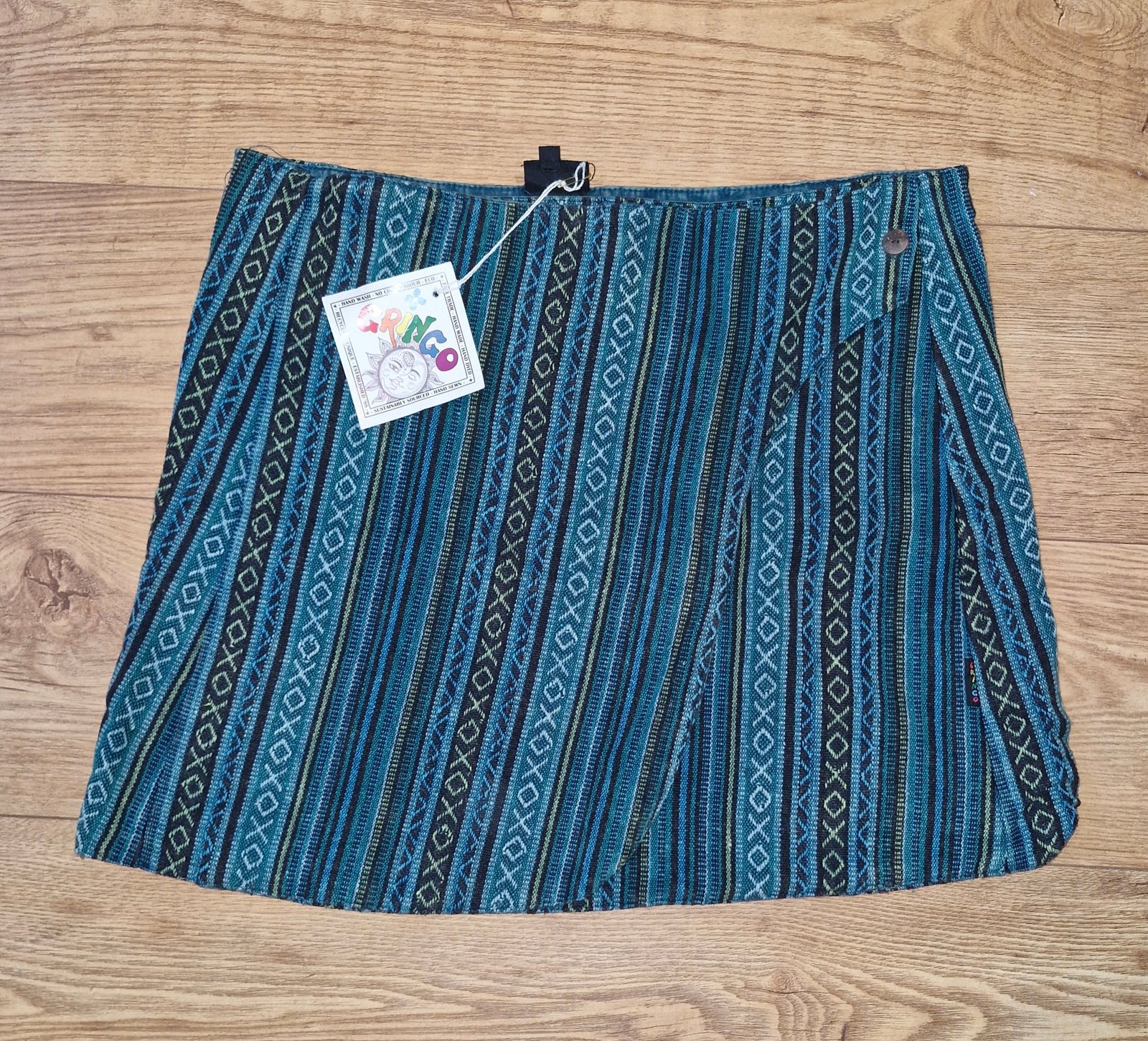 Blue Short skirt by Gringo fairtrade