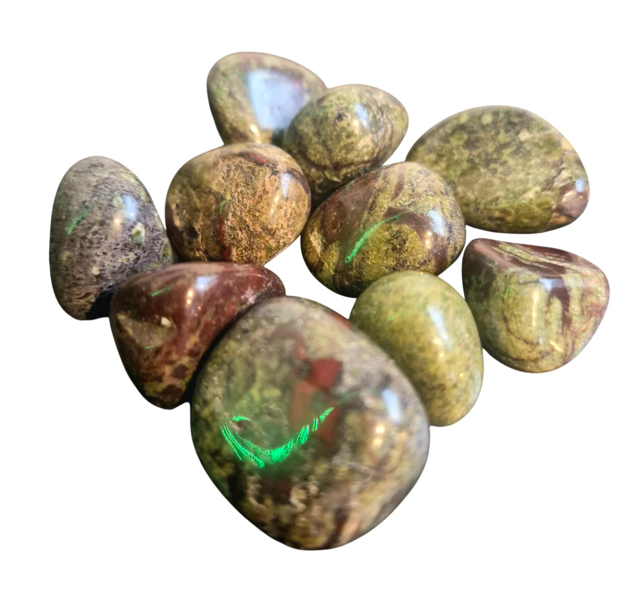 Dragons blood jasper tumblestone