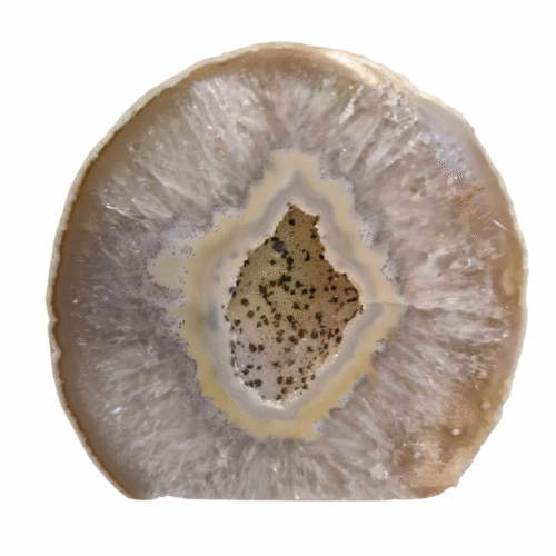 Agate Quartz Polished Freeform Slice