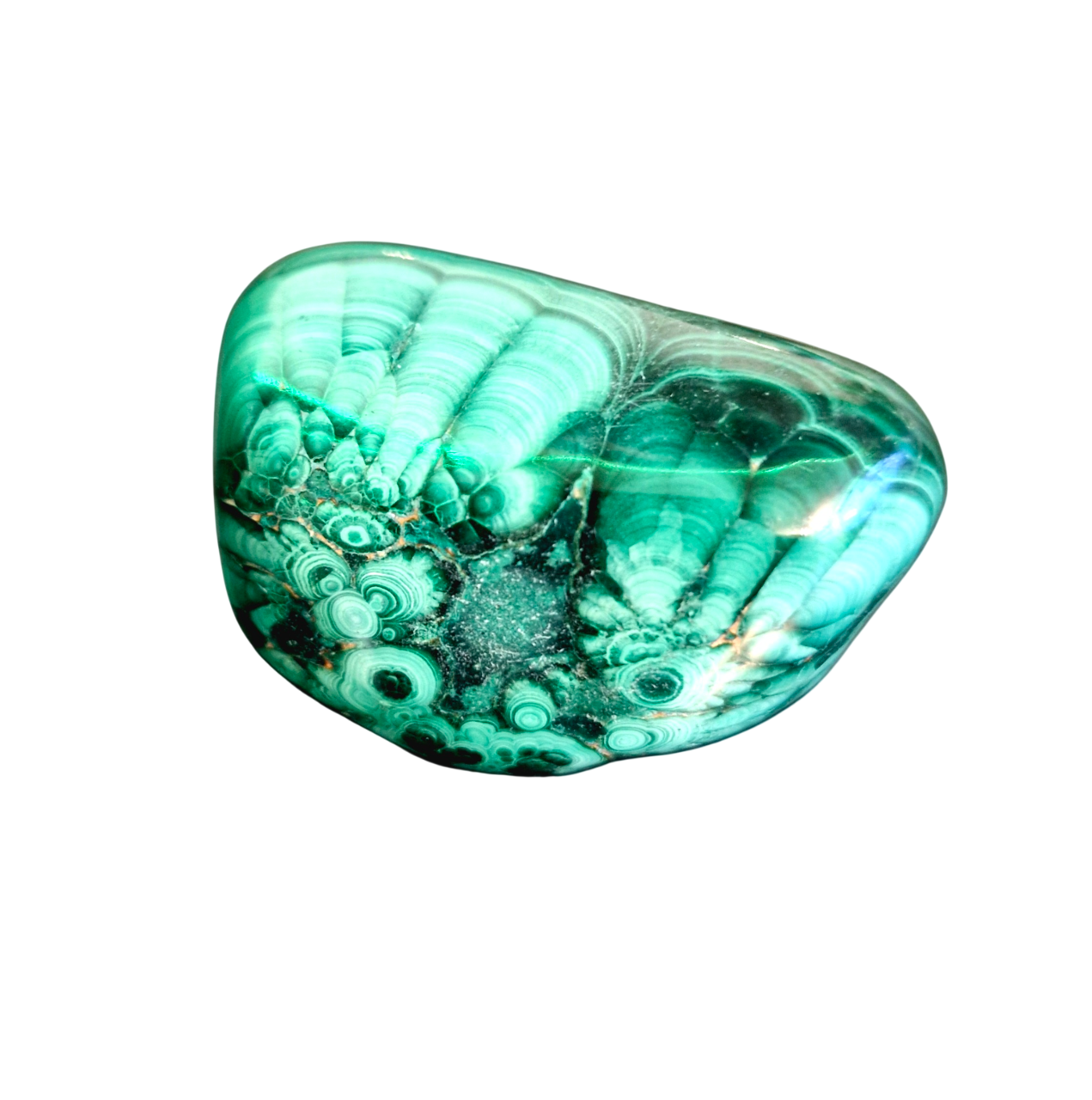 Malachite Polished Freeform Crystal