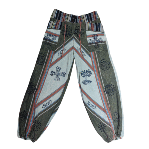 Gringo Hippie Print Trousers
