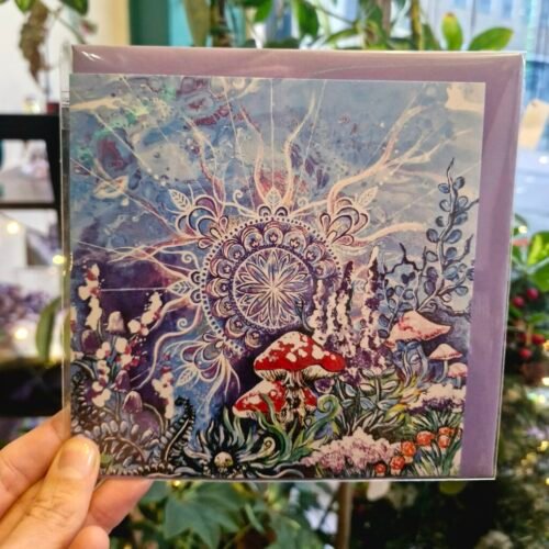 'Mushroom Forest' Greetings Card Kelly Noble Illustration