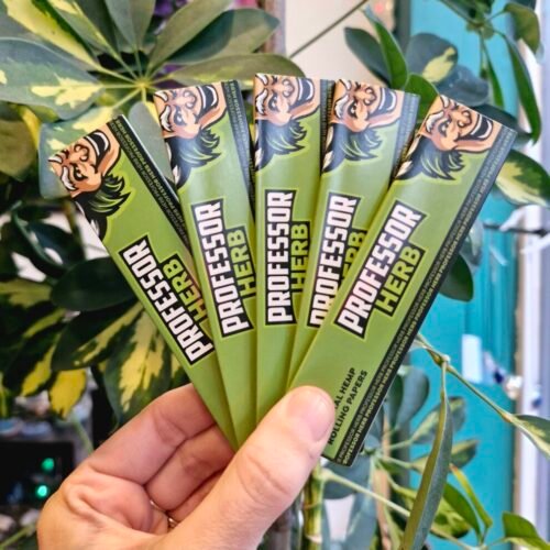 professor herb natural hemp rolling papers Professor Herb King Size Ultra Thin Rolling Papers - Natural Hemp