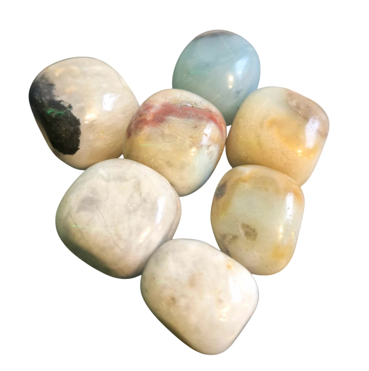 amazonite tumblestone amazonite polished tumblestone healing crystals minerals