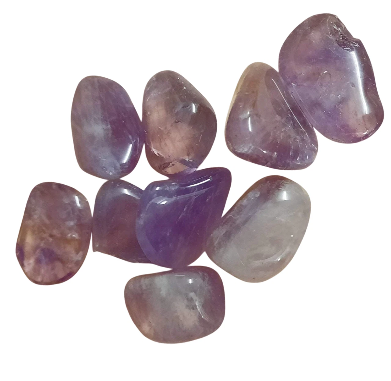 amethyst tumblestone amethyst polished tumblestone crystals healing