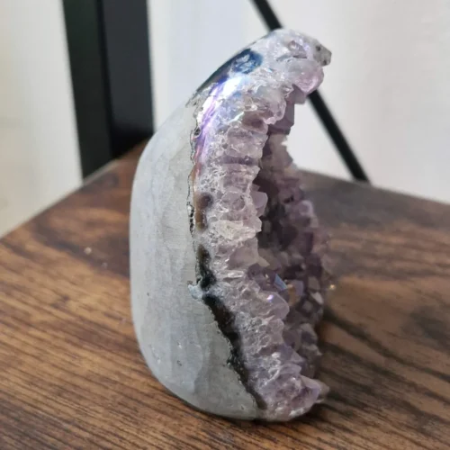 Aura Amethyst Crystal Cluster