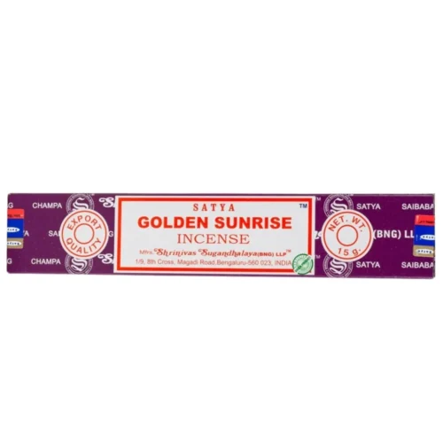 Golden Sunrise Satya Incense Sticks 15g