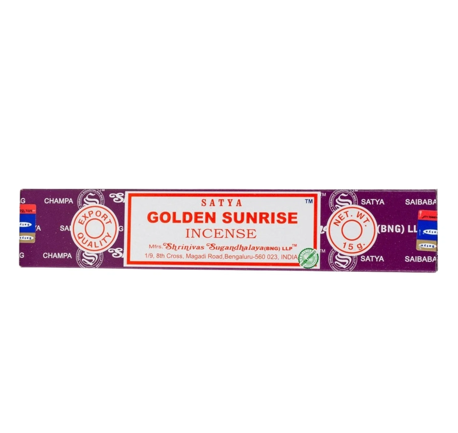 Golden Sunrise Satya Incense Sticks 15g Golden Sunrise Satya Incense Sticks 15g
