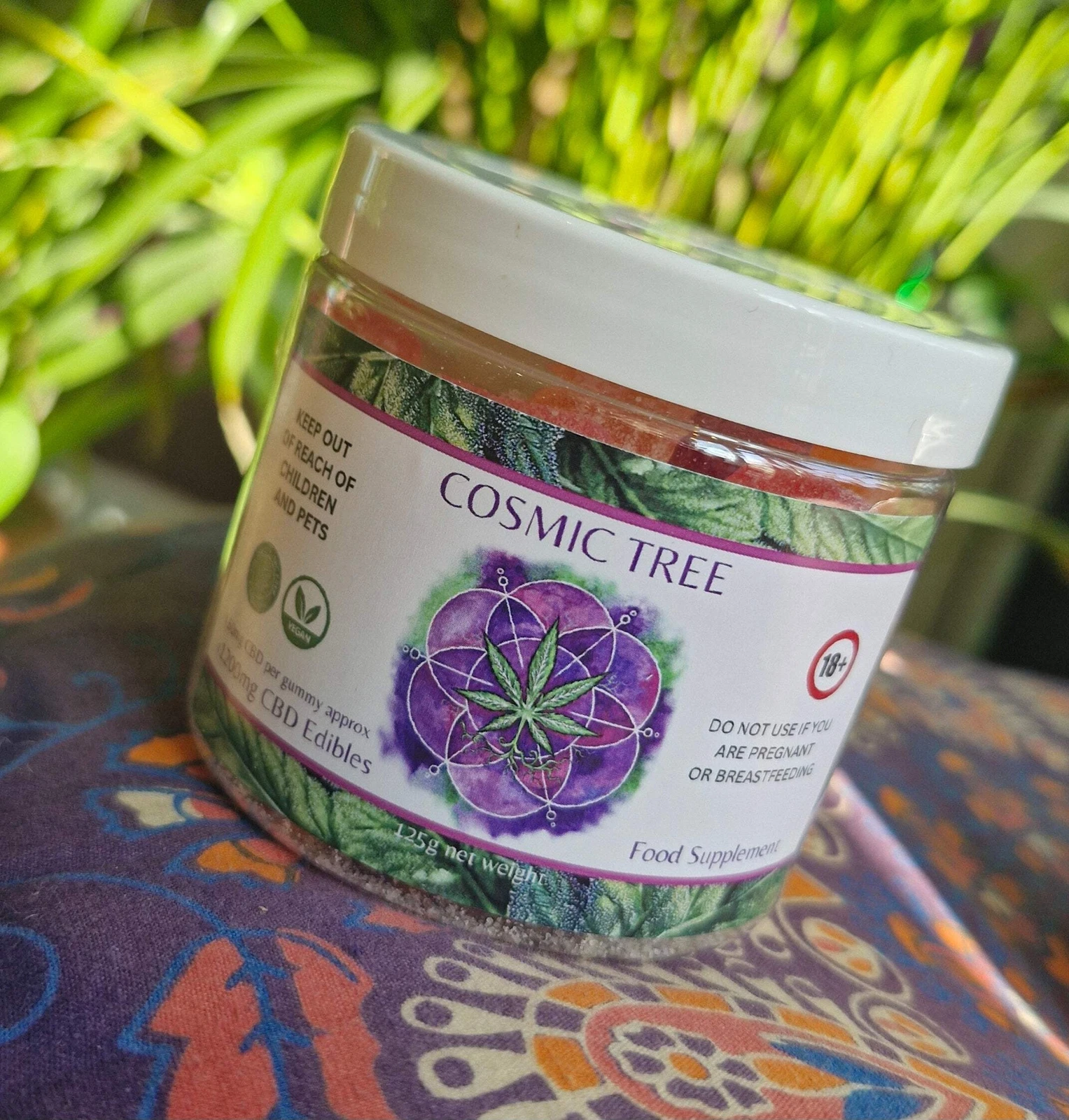 Cosmic Tree CBD Mixed Fruit Gummies 1200mg