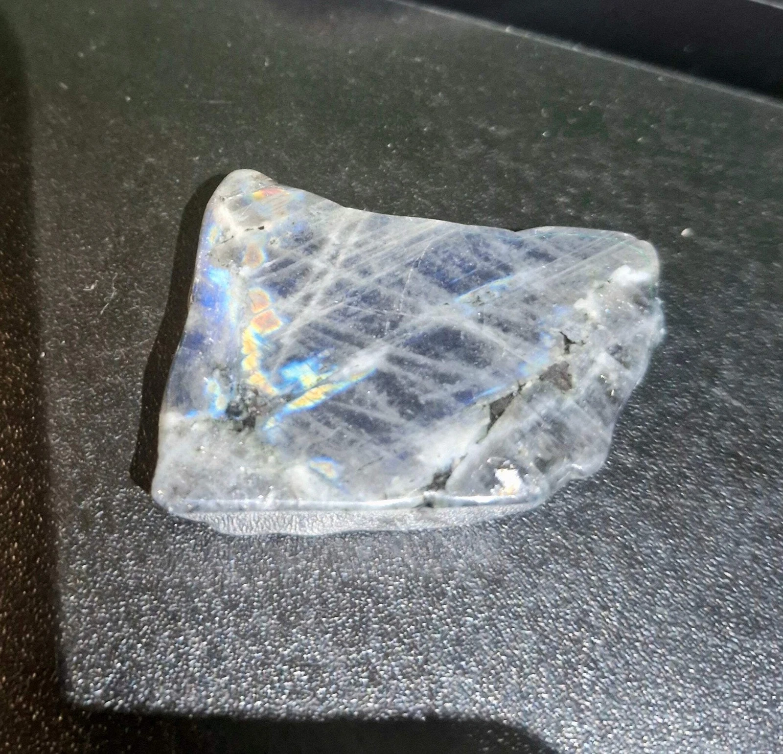 Labradorite Crystal Polished Freeform Slice Labrador Canada Natural Healing