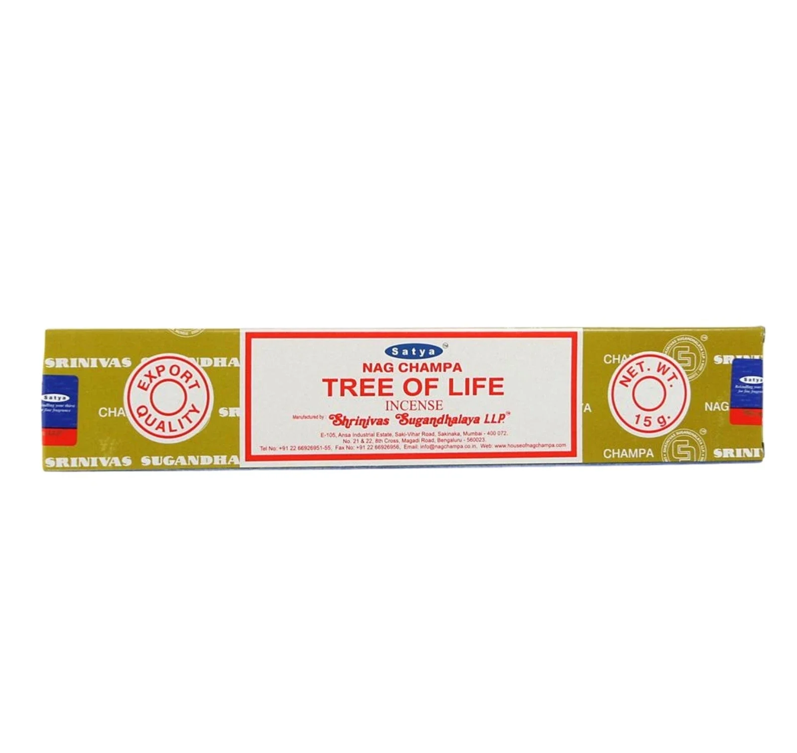 Tree Of Life Satya Incense Sticks 15g