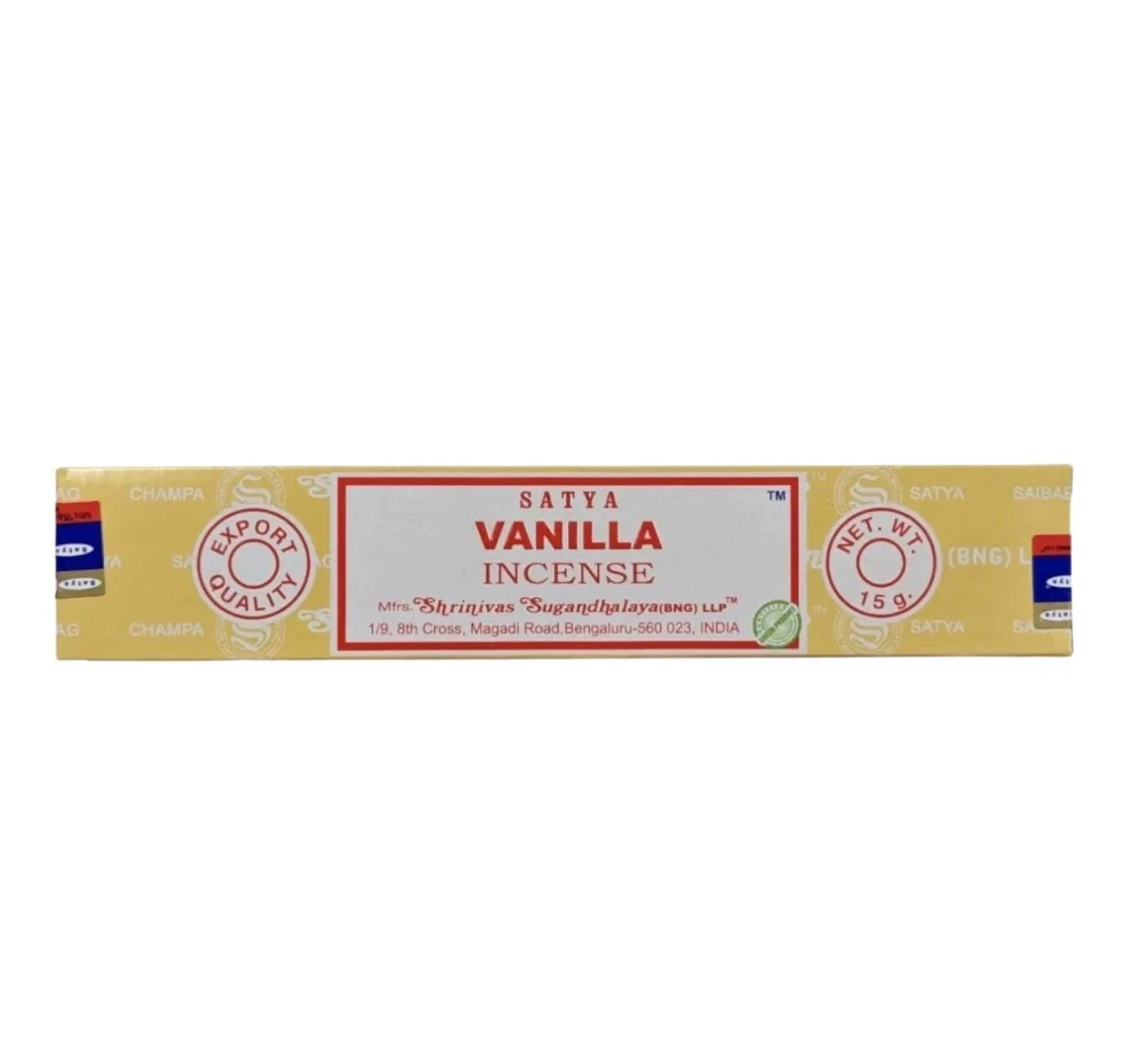 vanilla incense satya joss sticks fairtrade natural fragrance