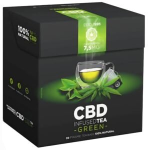 Multitrance Pyramid CBD Tea Bags: Green Tea - 150mg (20Pk)