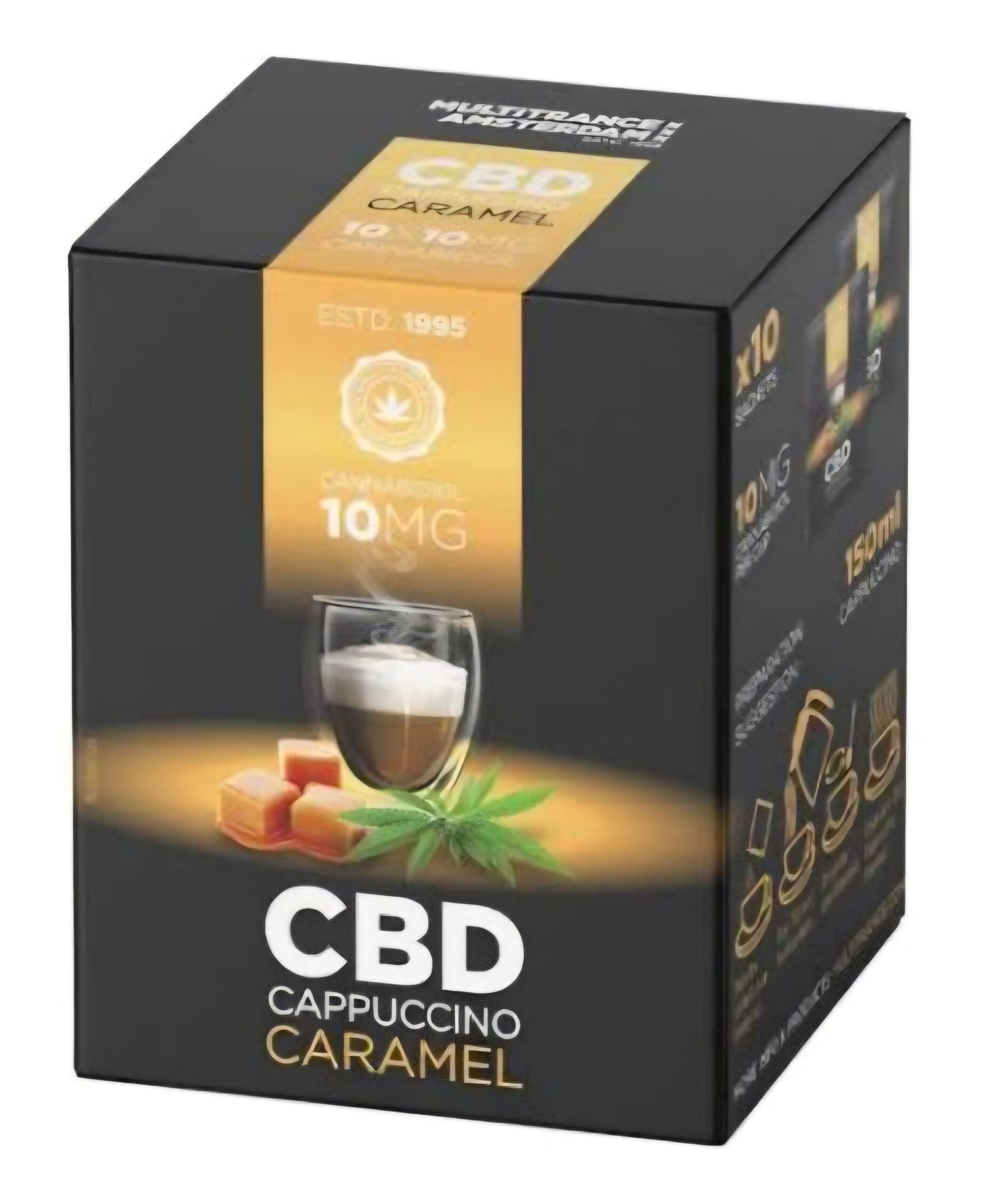 Multitrance CBD Coffee Instant Cappuccino Caramel 10mg (10pk)