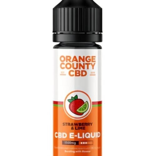 Orange County Strawberry and Lime CBD ELiquid 1500mg