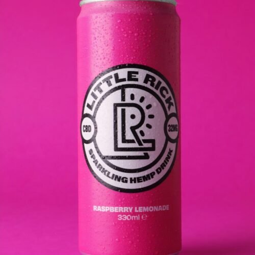 CBD drink Raspberry Lemonade mocktail Little Rick