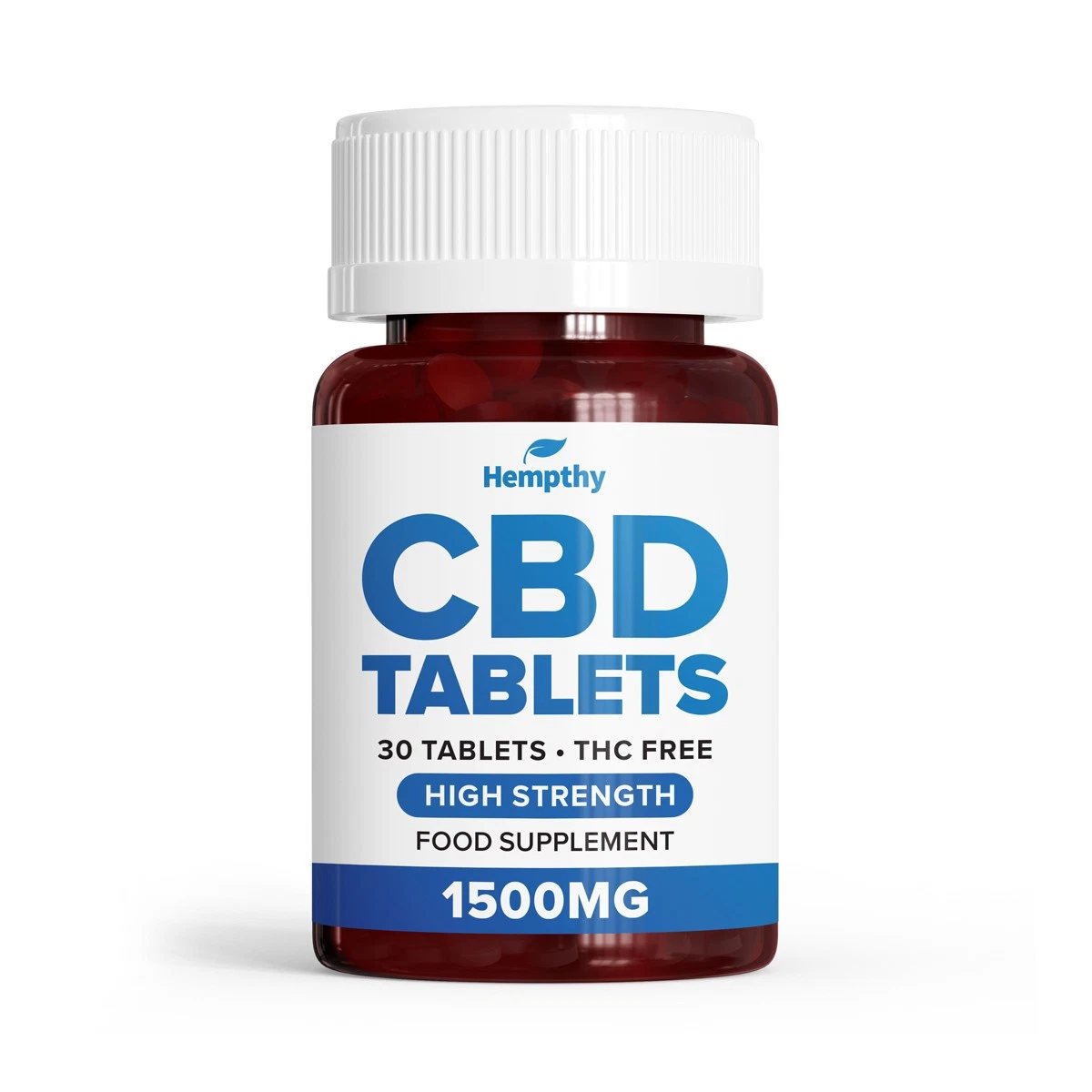 CBD Tablets | CBD Capsules - High Strength - 1500mg - Vegan - Gluten Free