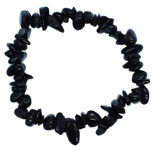 Black Obsidian Gemchip Bracelet