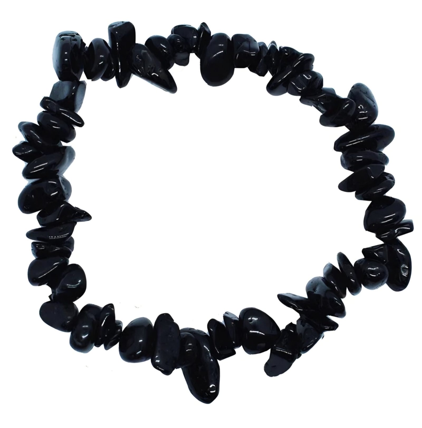 Black Obsidian Gemchip Bracelet