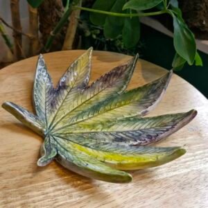 ceramic cannabis leaf kelly noble illustration