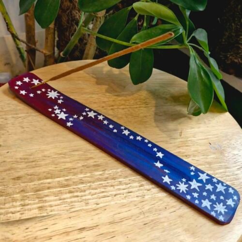 Handpainted stars Incense Holder