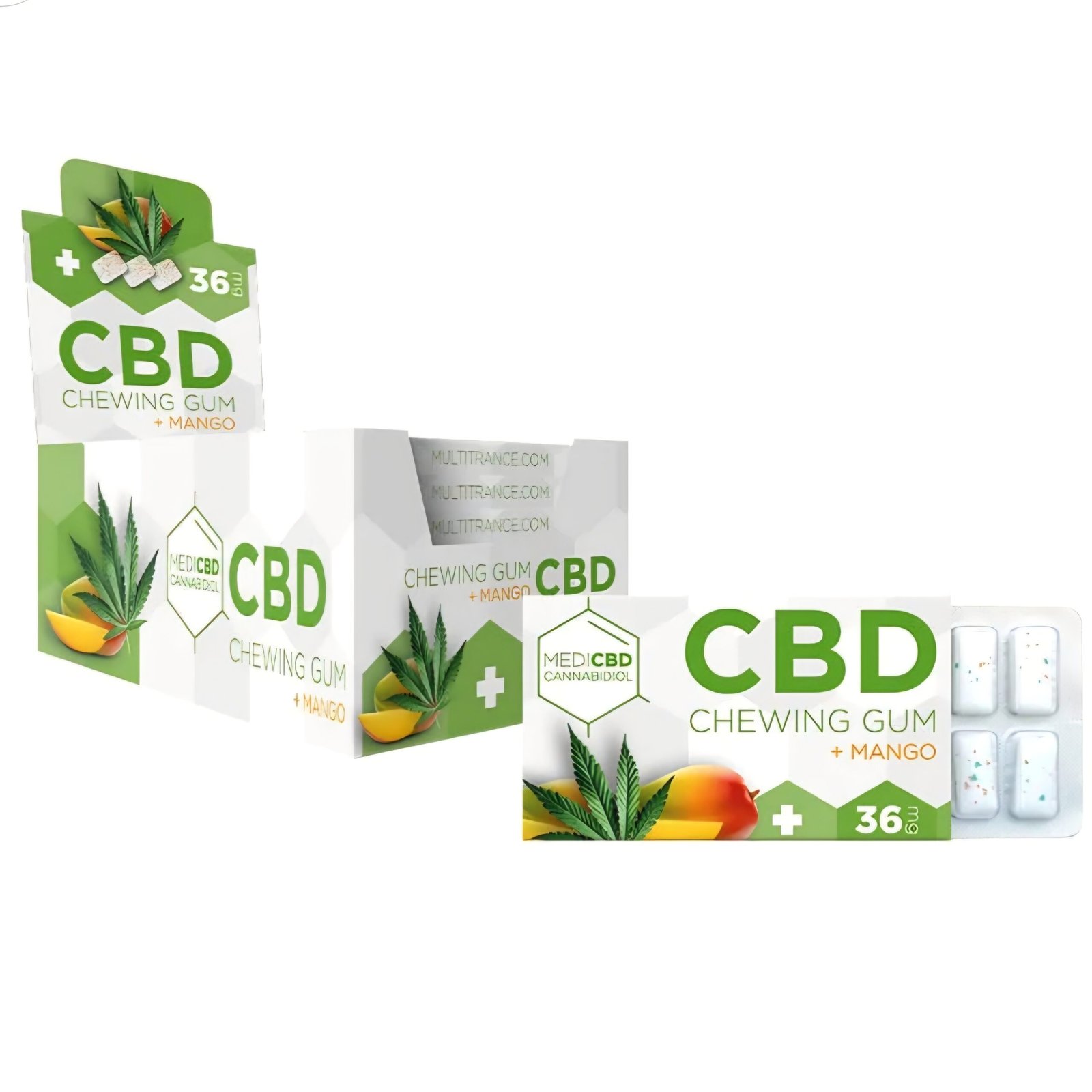 CBD Mango Chewing Gum