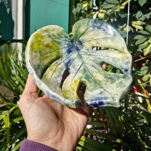 Ceramic Monsteria Leaf Dish