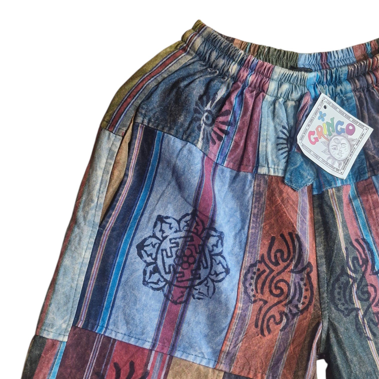 Unisex Patchwork Cargo Shorts Gringo Fairtrade