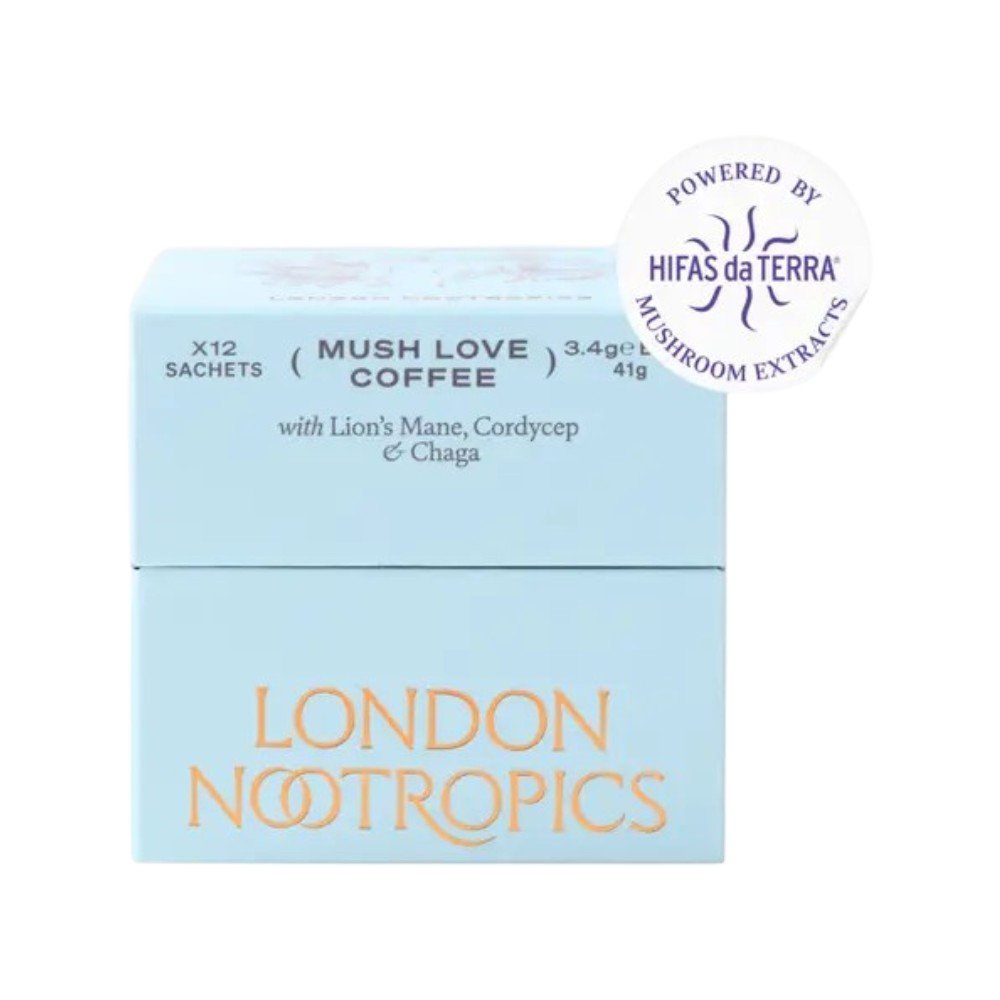 london nootropics mush love fantastic fungi adaptogenic mushroom coffee lions man chage cordeceps London Nootropics Mush Love Adaptogenic Coffee (Lion's Mane, Cordyceps & Chaga)