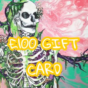 £100 gift card store card kelly noble illustration birthday gift
