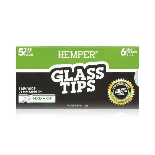 Hemper Glass Tips 7mm 5pk