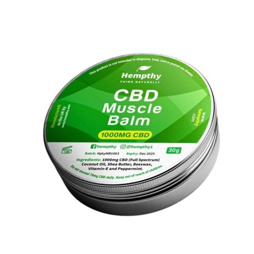 CBD Muscle Balm 1000mg with Peppermint & Vitamin E