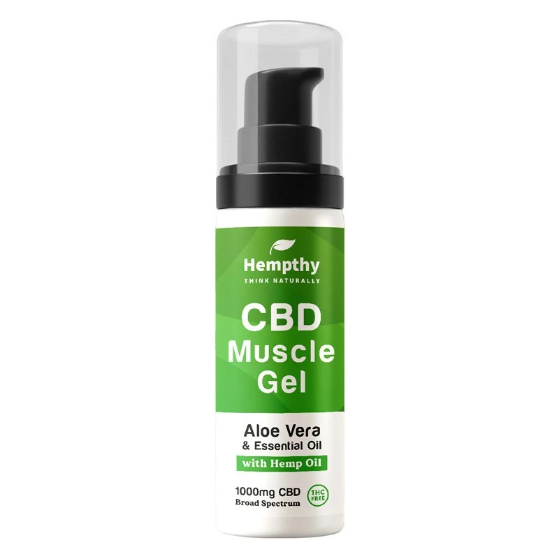 cbd muscle gel skincare hempthy natural essential oils